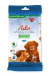 Vlhčen&eacute; utěrky Aiko Soft Aloe 20 ks