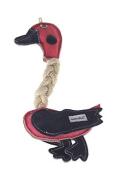Hračka pes animALL Kachna s provazy kůže, barevn&aacute; 31cm