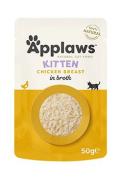 Applaws Cat kapsa Kitten Broth kuřec&iacute; prsa 50g