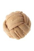 Hračka pes animALL Kožen&yacute; m&iacute;č kůže, natural S 6cm