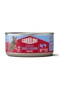 Carnilove Cat Can Pat&eacute; Turkey&Salmon Kittens 100g