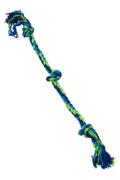 Hračka pes BUSTER Dent.Rope 3 uzly modr&aacute;/limet.91cm XL