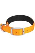 Obojek pes SOFT nylon 25mm/55cm oranžov&aacute; Zolux