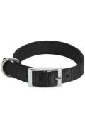 Obojek pes SOFT nylon 25mm/65cm čern&aacute; Zolux