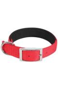 Obojek pes SOFT nylon 25mm/55cm červen&aacute; Zolux