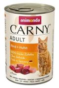 Animonda kočka CARNY konz. Adult hověz&iacute;/kuřec&iacute; 400g