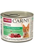 Animonda kočka CARNY konz. Kitten drůbež&iacute;/kr&aacute;l&iacute;k 200g