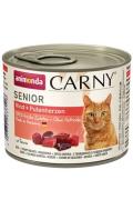 Animonda kočka CARNY konz. Senior hov/krůt&iacute; srdce 200g
