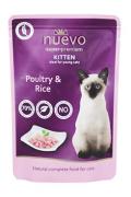 Nuevo kotě kapsa drůbež&iacute; s r&yacute;ž&iacute; 85g
