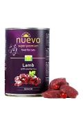 Nuevo kočka Senior Jehněč&iacute; s brusinkami konz. 400g