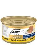 Gourmet Gold konz. kočka pa&scaron;t. s kuř.masem 85g