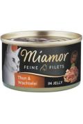 Miamor Cat Filet konzerva tuň&aacute;k+křepel. vejce žel&eacute;100g