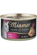 Miamor Cat Filet konzerva kuře+r&yacute;že v žel&eacute; 100g