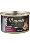 Miamor Cat Filet konzerva kuře+&scaron;unka v žel&eacute; 100g