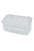 Krm&iacute;tko pro pt&aacute;ky plast s děl&iacute;c&iacute; mř&iacute;žkou M 10cm Zolux