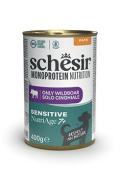 Schesir Dog konz. Monoprotein Senior divoč&aacute;k pat&eacute; 400g